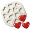 O.D.8”x 8 D.1.5"Twelve Hearts Frit Casting Mold Glass Fusing.Finished 1.25"x 1.25